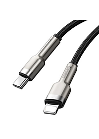 Cáp sạc Baseus Cafule series Metal data cable- CATLJK nhanh Type C to Light-ning 20W  Hàng chính hãng