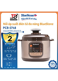 Nồi Áp Suất Điện Tử BlueStone PCB-5748, 900W-5.0Lit, Hàng Chính Hãng