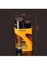 Vỏ Hột Quẹt Bật Lửa Khò 2 Tia  COB-133  Kiểu Dáng Hiện Đại Sang Trọng - Dùng Gas Cao Cấp