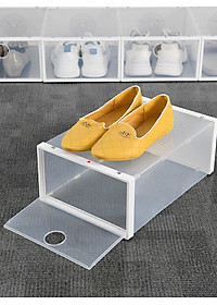 Combo 5 Hộp Đựng Giày Nhựa Cứng Trong Suốt ,Tháo Lắp Dễ Dàng 