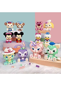 Đồ chơi trẻ em - Combo 5 Bộ ghép hình mini nhiều mẫu khác nhau - Mô hình lắp ráp 3D cực dễ thương cho bé - Mẫu ngẫu nhiên