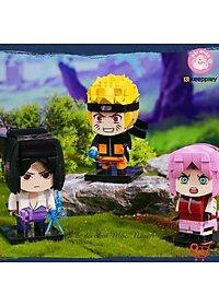 Đồ chơi lắp ráp xếp hình Keeppley - Nhân vật Naruto Sasuke Sakura Kakashi - Dành cho bé trai từ 6 tuổi