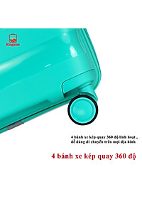 Vali Du Lịch Nhựa PP01 Cao Cấp, Vali Kéo Chống Va Đập Size 20/24/28, Bảo Hành 5 Năm