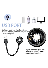 RnnTuu LED USB Hoàng Hôn Đèn Máy Chiếu Trang Trí Nhà Đèn Ngủ Di Động Tâm Trạng Ánh Sáng Cho Tường Phòng Khách Chụp Ảnh Đèn Neon