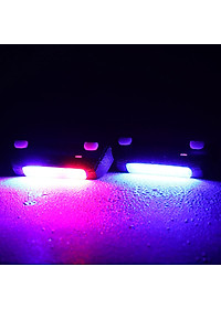 Đèn đuôi xe đạp xanh đỏ cảnh sát COB 120lumens chống nước IPX4 sạc điện FGY306 Mai Lee