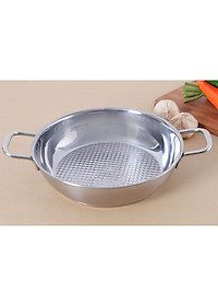 Nồi lẩu xào Fivestar 24cm nắp kính tặng 2 vá canh