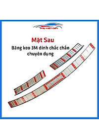 Ốp chống trầy cốp Mazda CX5 thép không gỉ vân titan bảo vệ xe chống va đập