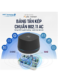 Hệ thống WiFi Mesh VNPT Technology iGate EW12ST (1-pack) chuẩn AC tốc độ cao hàng chính hãng