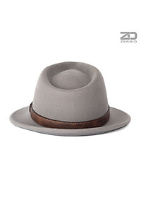 Mũ Phớt Nam Lông Cừu Úc, Nón Fedora Nam Vành Nhỏ Mr Mao Cao Cấp MP041