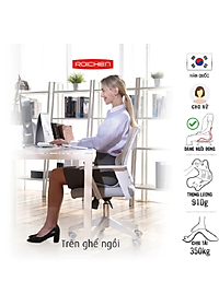 [Mình Ngọc_Chi phí thấp nhất _Ghế Roichen] Ghế  chỉnh dáng ngồi đúng Roichen Hàn Quốc, Ghế dành cho Nữ Màu Tím nhạt
