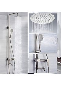 Bộ sen cây tắm KG38 dùng cho nóng lạnh nước mạnh êm, cao cấp dễ sử dụng chất liệu inox304 - Hàng chính hãng