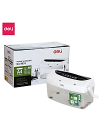 Máy Hủy Tài Liệu Mini Deli Chính Hãng Nhỏ Gọn, Dễ Dàng Sử Dụng - Phù Hợp Cho Văn Phòng, Doanh Nghiệp, Gia Đình - 9935
