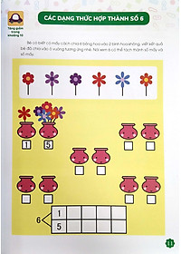 Sách Thiên Tài Toán Học (5 - 6 Tuổi) - Phép Cộng Trừ Từ 1- 10