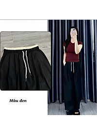 Quần baggy nữ dáng bom NeSa Shop, chất liệu gió lụa cao cấp mềm nhẹ mát, quần kiểu nữ form rộng bigsize QT14