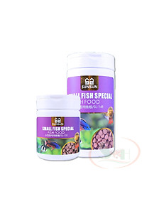 Thức ăn cá Sunsun Artemia Fish Food viên dán tôm ngâm nước muối thức ăn tép cảnh