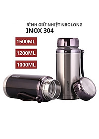 Bình Giữ Nhiệt Kim Cương Inox 304 Giữ Nhiệt Tốt Trong 6-8H - Chống Rỉ Sét Đảm Bảo An Toàn Cho Sức Khỏe Người Dùng - Hàng Loại 1 - Chính Hãng