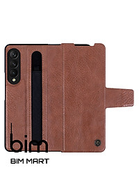 Bao da dành cho Samsung Galaxy Z Fold 3 5G Nillkin Aoge phong cách sang trọng cao cấp kèm khe cắm bút - Hàng Nhập Khẩu