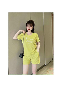 BỘ SORT CAO CẤP Sét bộ bigsize nữ thêu hình tim thun votton 100% mát mịn siêu đẹp