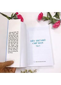 Siêu trí nhớ chữ Hán tập 01 và 02 phiên bản mới (In màu, có Audio nghe, hướng dẫn viết từng nét từng chữ) + DVD quà tặng