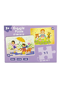 Đồ Chơi Xếp Hình Giggle Puzzle, Đồ Chơi Tư Duy Cho bé 3 - 8 Tuổi