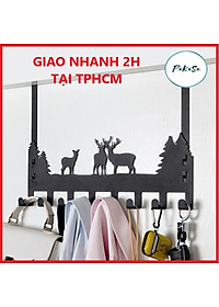 Giá Treo/Móc Treo Cửa 8 Móc Hình Thú Ngỗ Nghĩnh PaKaSa - Hàng Chính Hãng