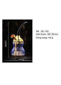 Tẩu Hút Thuốc Lá Sợi, Tẩu Lọc Nước ZB-532 (Giao Màu Ngẫu Nhiên)