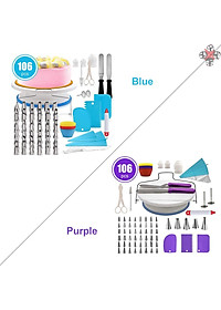 Set 106 Dụng Cụ Trang Trí Bánh Kem Bằng Thép Không Gỉ