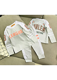 Đồ bộ bé trai, Bộ ngủ dài tay cho bé trai hình thể thao Siêu nhân từ 12-40kg chất thun lạnh mềm mịn mát