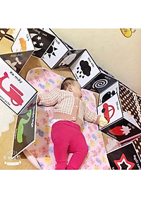 Tranh kích thích thị giác cho trẻ sơ sinh từ 0-2 tuổi Đồ chơi cho trẻ sơ sinh giúp bé phát triển giác quan và não bộ - Đồ chơi trẻ em HT SYS