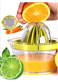 Bộ Dụng Cụ Vắt Cam Đa Năng Chất Liệu Nhựa An Toàn Cao Cấp - Hàng Chính Hãng 