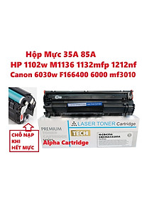 Hộp Mực 85A dành cho Canon F166400 F158200 6030w 6000 6030 3050 6018 312-325 MF 3010 Mực in HP P1102 P1102w M1136 M1130 M1132mf M1212nf M1139 -Có Lỗ Đổ Mực- Hàng chính hãng Alpha Cartridge