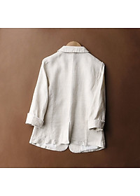 [ HÀNG SẴN] Áo vest fullsize tay lỡ dành cho nữ, vintage, túi nắp Bz11