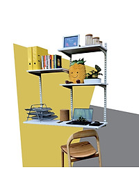 Bộ 4 Tay Đỡ Kệ Ray Tường Con Thuyền SMLIFE Railshelf L37 - Phụ Kiện Thành Phần Để Lắp Hệ Kệ Ray Tường Railshelf