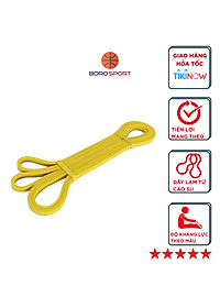 Dây kháng lực tập gym cao su tự nhiên, mức lực kéo phân theo từng màu, tiện lợi mang theo bất cứ đâu Cleacco