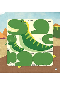 Sách Ghép Hình Phát Triển IQ - Chuyện Về Khủng Long