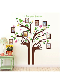 Decal dán tường treo ảnh 14 Amyshop (172 x145 cm)