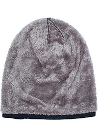 Mũ len, nón len trùm đầu gân nhuyễn C004