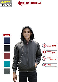 Áo khoác gió nam CARDINA 2 Lớp Lót Lưới Cao Cấp Viền Thể Thao Siêu Nhẹ Cản Gió Giữ Nhiệt Cản Bụi Chống Nước 2GM
