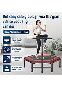 BG Sàn nhún 50 INCH Đệm bật nhún cao cấp có tay cầm Trampoline dành cho mọi lứa tuổi (hàng nhập khẩu)