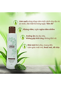 Combo 3 Dung Dịch Vệ Sinh Phụ Nữ Oriss Trầu Không Dịu Nhẹ Hỗ Trợ Khử Mùi, Không Gây Khô Rát 150ml