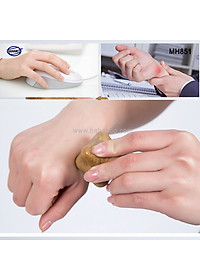 COMBO 2 quả bi gỗ Bách Xanh 6 cạnh (MH851) Mát xa lòng bàn tay giúp chống mỏi toàn diện - Chăm sóc sức khỏe