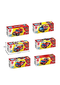 Hộp 6 bộ đồ chơi lắp ráp Chiến binh Sao Hỏa 6in1 Qman 1416 (498 chi tiết)