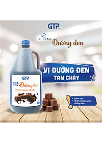 Siro Đường Đen GTP - Chuyên dùng pha chế: Trà sữa, Trà trái cây, Cocktail, Mocktail…