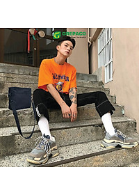 Túi Đeo Chéo Grepaco Nam Nữ Unisex Vải Bố Canvas Tote Chống Nước Dạng Dây Đeo Vai Xách Đa Năng Đựng Điện Thoại Tiền Đi Học Du Lịch Thể Thao Size Mini Phong Cách Thời Trang Hàn Quốc