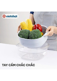 Bộ Chậu Rổ Việt Nhật Hokori, Sang Trọng, Nhựa An Tòan, Tiện Lợi, Hàng Việt Nam
