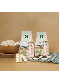 Bánh Snack Ăn Dặm Hữu Cơ Cho Bé GUfoods 40g - Thành Phần Gạo Organic, Không Gia Vị, Dễ Tiêu Hoá