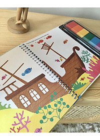 Sách tiếng anh tương tác cho bé - Fingerprint Activities Under the Sea