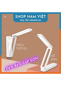 Đèn Bàn Gấp Gọn Treo Tường Tích Điện, Điều Chỉnh Ánh Sáng