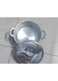Nồi gang đúc bằng khuân sắt đường kính miệng 26 cm