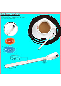 [HÀNG CHÍNH HÃNG]Bộ thìa pha trà, pha cafe bằng thép không gỉ an toàn sức khỏe dài 14cm của GGOMi Hàn Quốc
